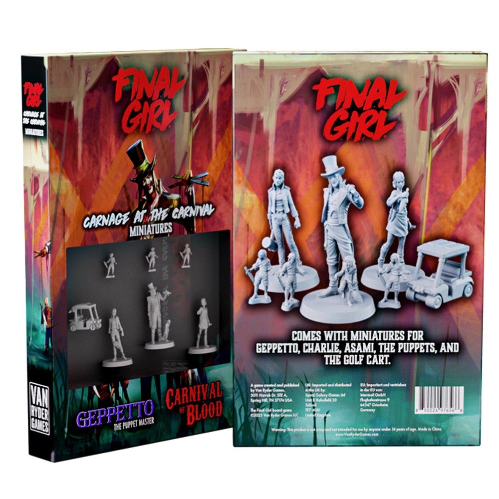 Final Girl: Miniatures Box  Carnage at the Carnival