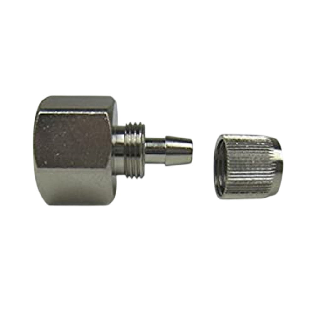 PREORDER H&S Airbrushes - connection G 1/4 female thread - with screw socket for braided hose 3 -3x7mm