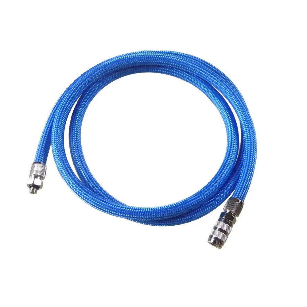 PREORDER H&S Airbrushes - Braided hose for airbrush holder - 1m quick coupling nd 2.7 - connection M5a