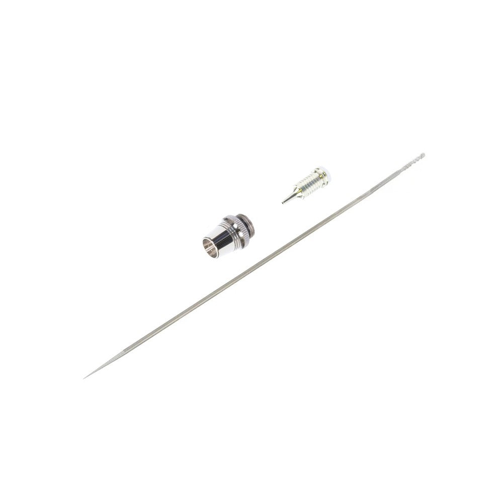 PREORDER H&S Airbrushes - nozzle set 0.6mm [v2.0] CR plus - chrome - for EVOLUTION + INFINITY CR plus
