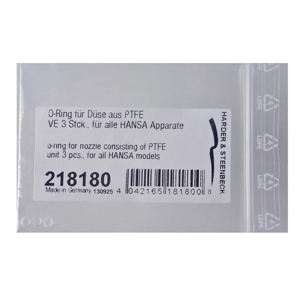 PREORDER H&S Airbrushes - o-ring for nozzle consisting of PTFE - unit 3 pcs. - for all HANSA models