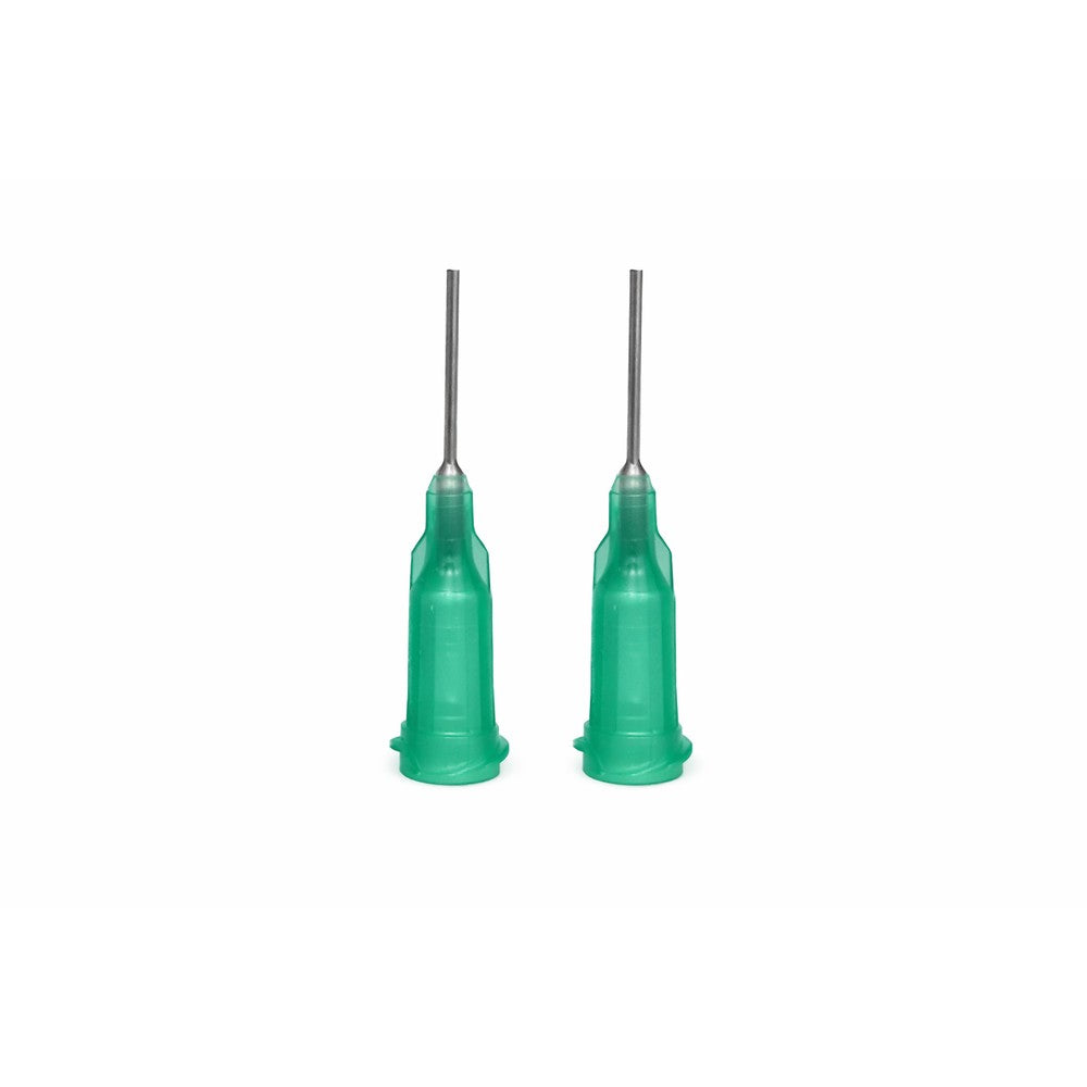 PREORDER H&S Airbrushes - air needle 12.5mm long / 0.8mm - green - unit 2 needles - for airblower