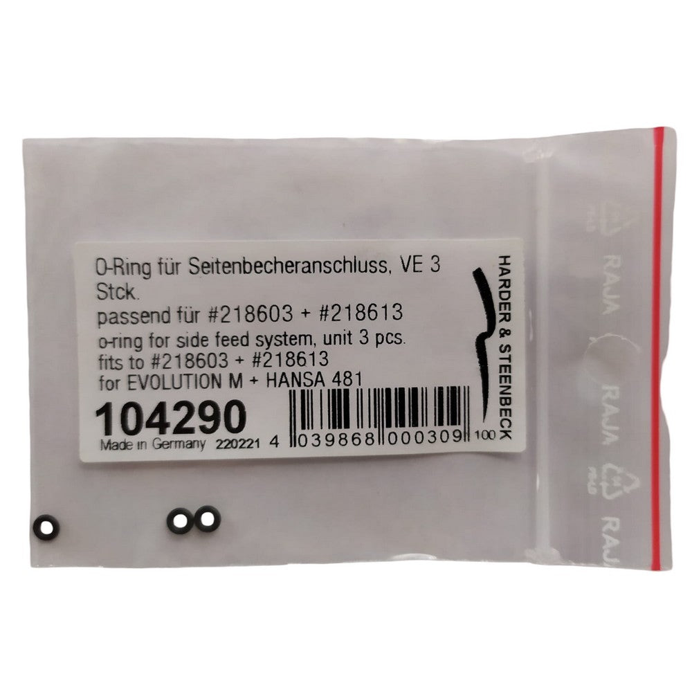 PREORDER H&S Airbrushes - o-ring for side feed system - unit 3 pcs. - fits to #218603 + #218613