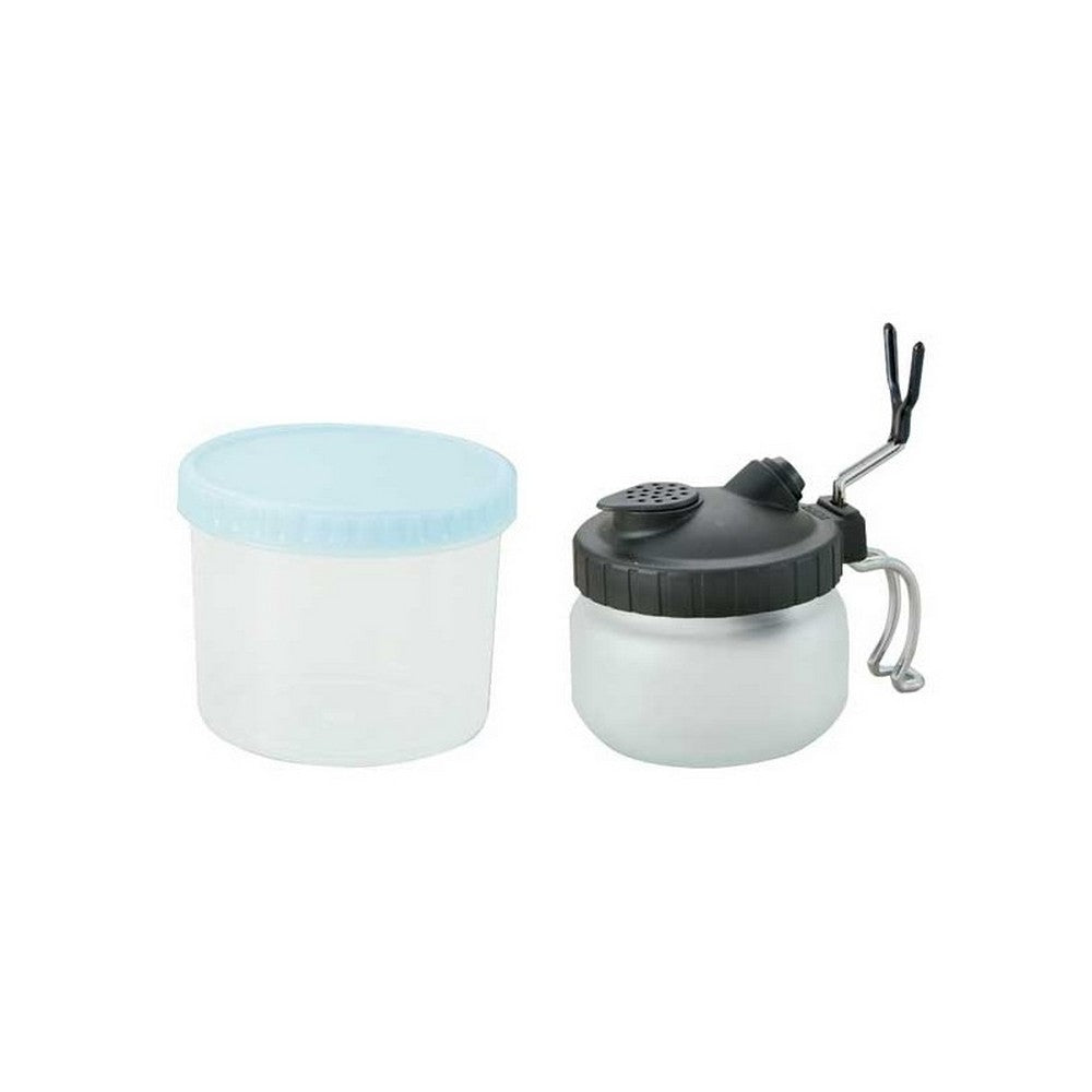 PREORDER H&S Airbrushes - Cleaning station Cleaning Pot SCP-700 - with airbrush holder
