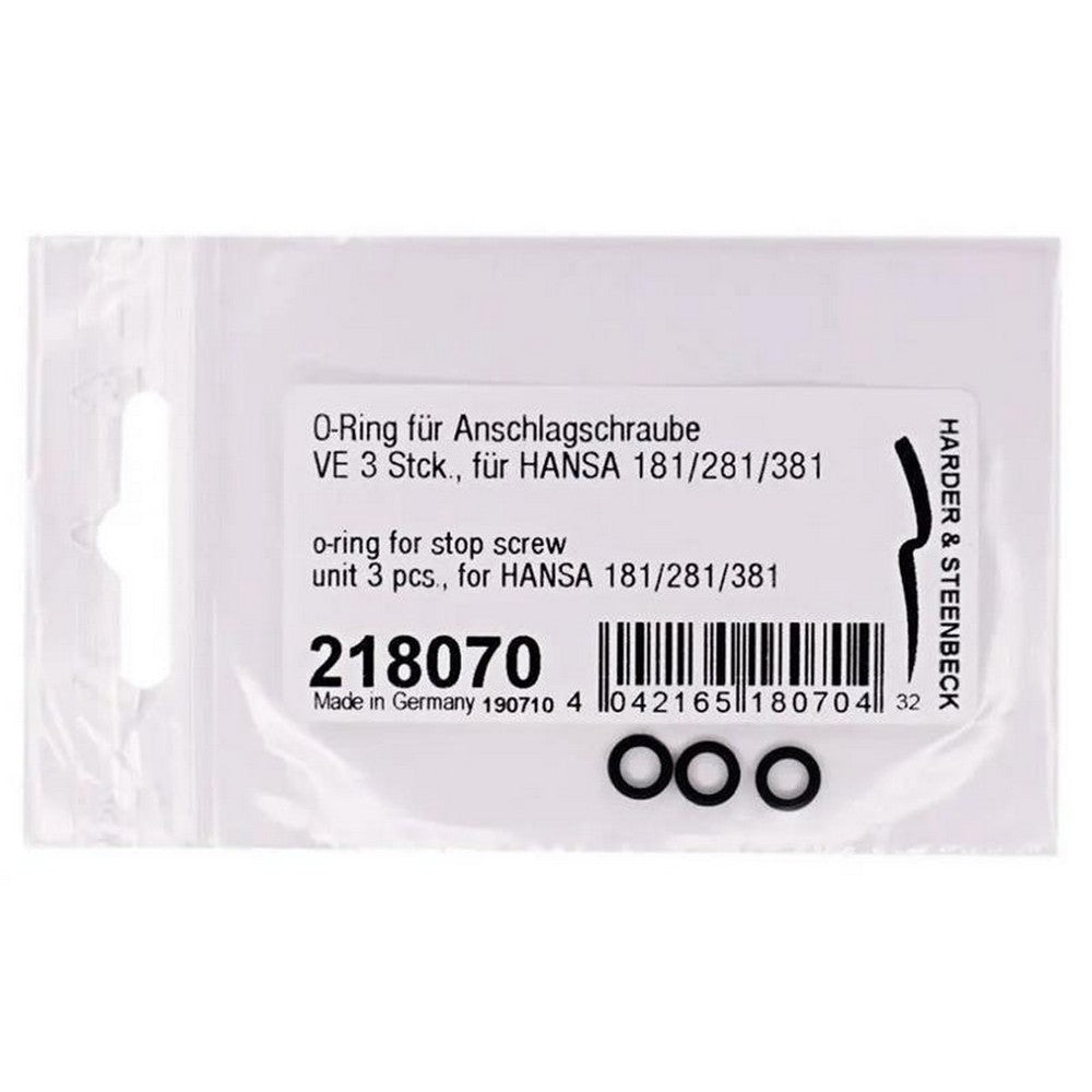 PREORDER H&S Airbrushes - o-ring for stop screw - unit 3 pcs. - for HANSA 181/281/381