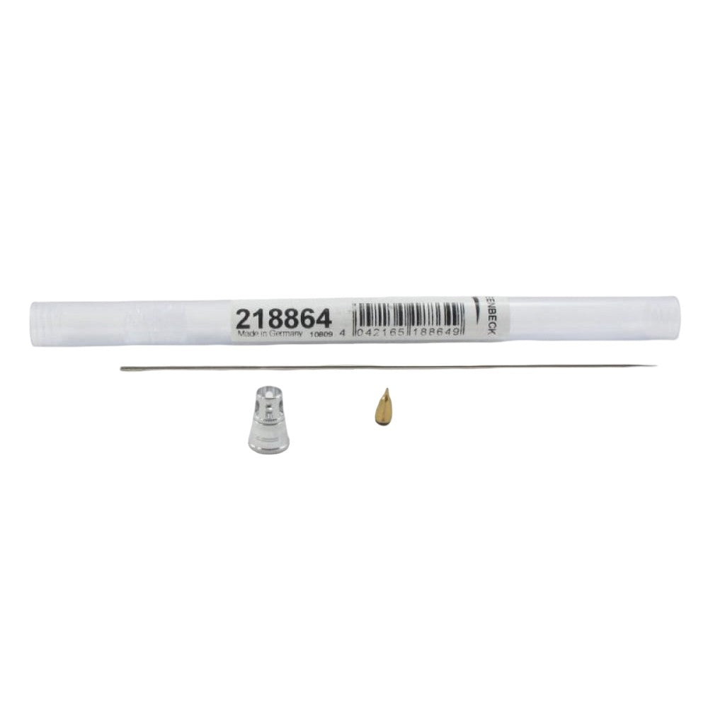PREORDER H&S Airbrushes - nozzle set 0.3mm - chrome - for HANSA 181 - 281 - 381 + 451