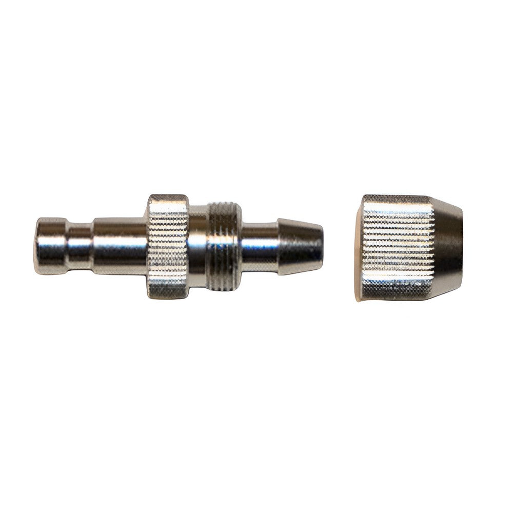 PREORDER H&S Airbrushes - plug in nipple nd 2.7mm - with screw socket for hose 4x6mm