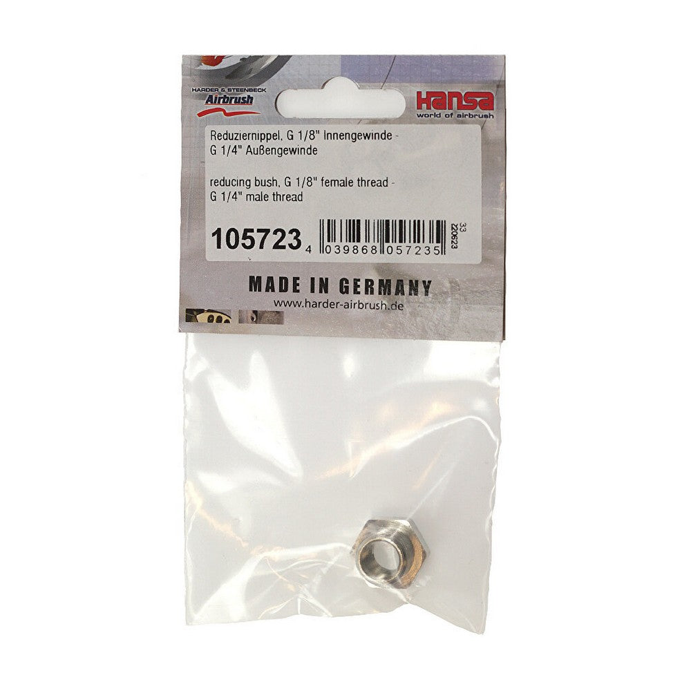 PREORDER H&S Airbrushes - reducing bush - G 1/8 female thread - G 1/4 male thread