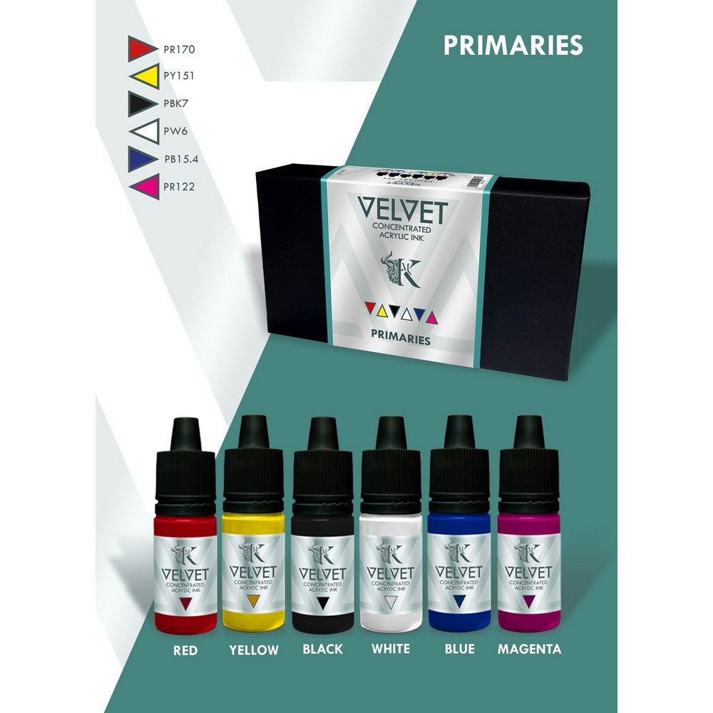 PREORDER Velvet Inks Primaries