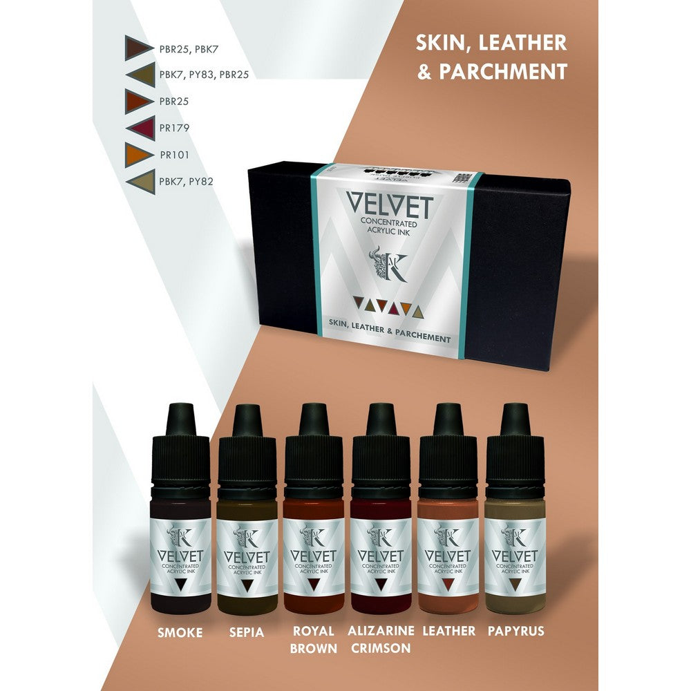 PREORDER Velvet Inks Skin - Leather - Parchment