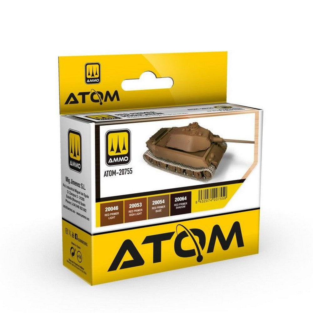 PREORDER Ammo by MIG - Atom Color - Red Primer Modulation Set