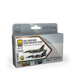 PREORDER Ammo by MIG - Atom Color - USAF Aggressors Desert and Artic colors Set