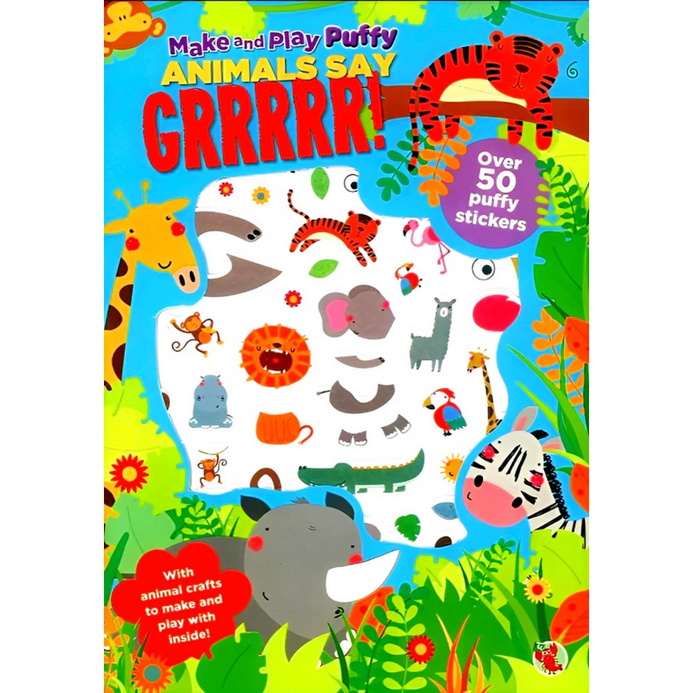 Animals Say Gr! Puffy Stickers