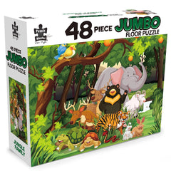 Puzzle - BMS - Jungle Family Jumbo Floor Puz
