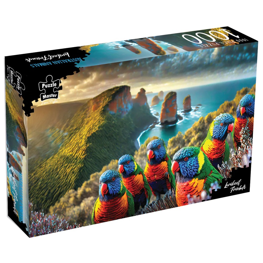 PREORDER Puzzle - BMS - Lorikeet Friends Jigsaw 1000Pc