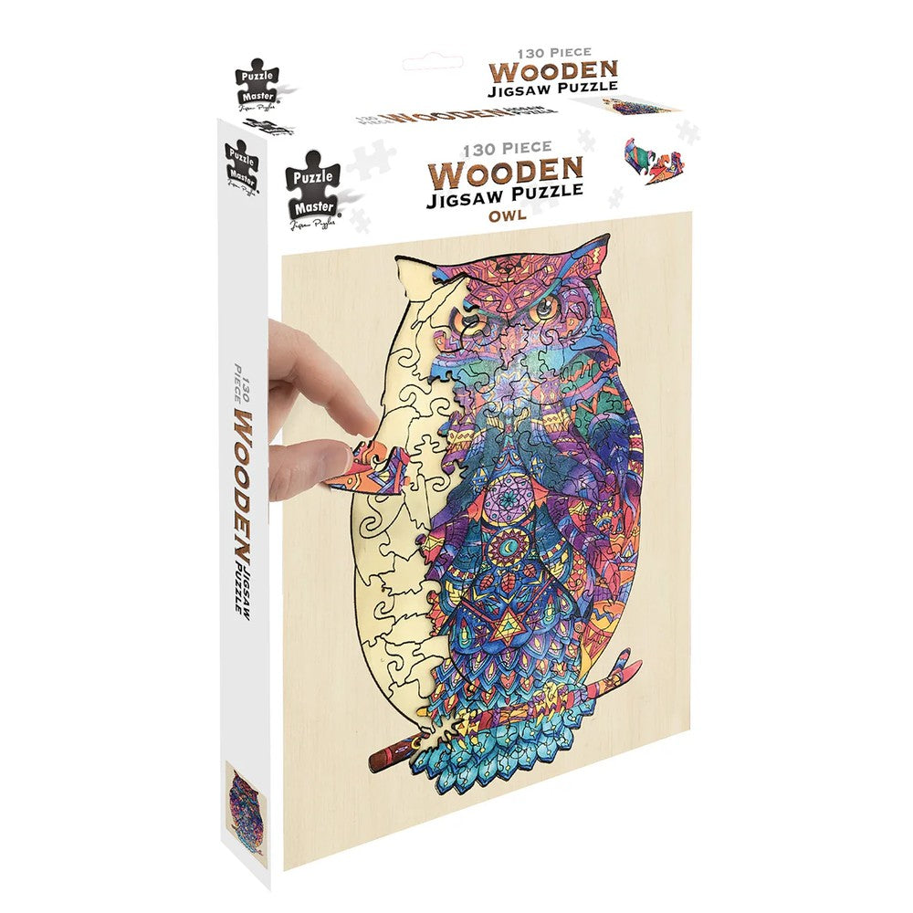 Puzzle - BMS - Owl Wooden Jigsaw 129Pc