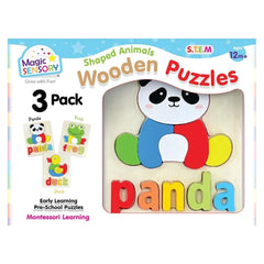 Puzzle - BMS - Shaped Animals Wooden Puzzles