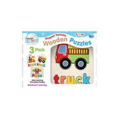 Puzzle - BMS - Shaped Vehicles Wooden Puzzles
