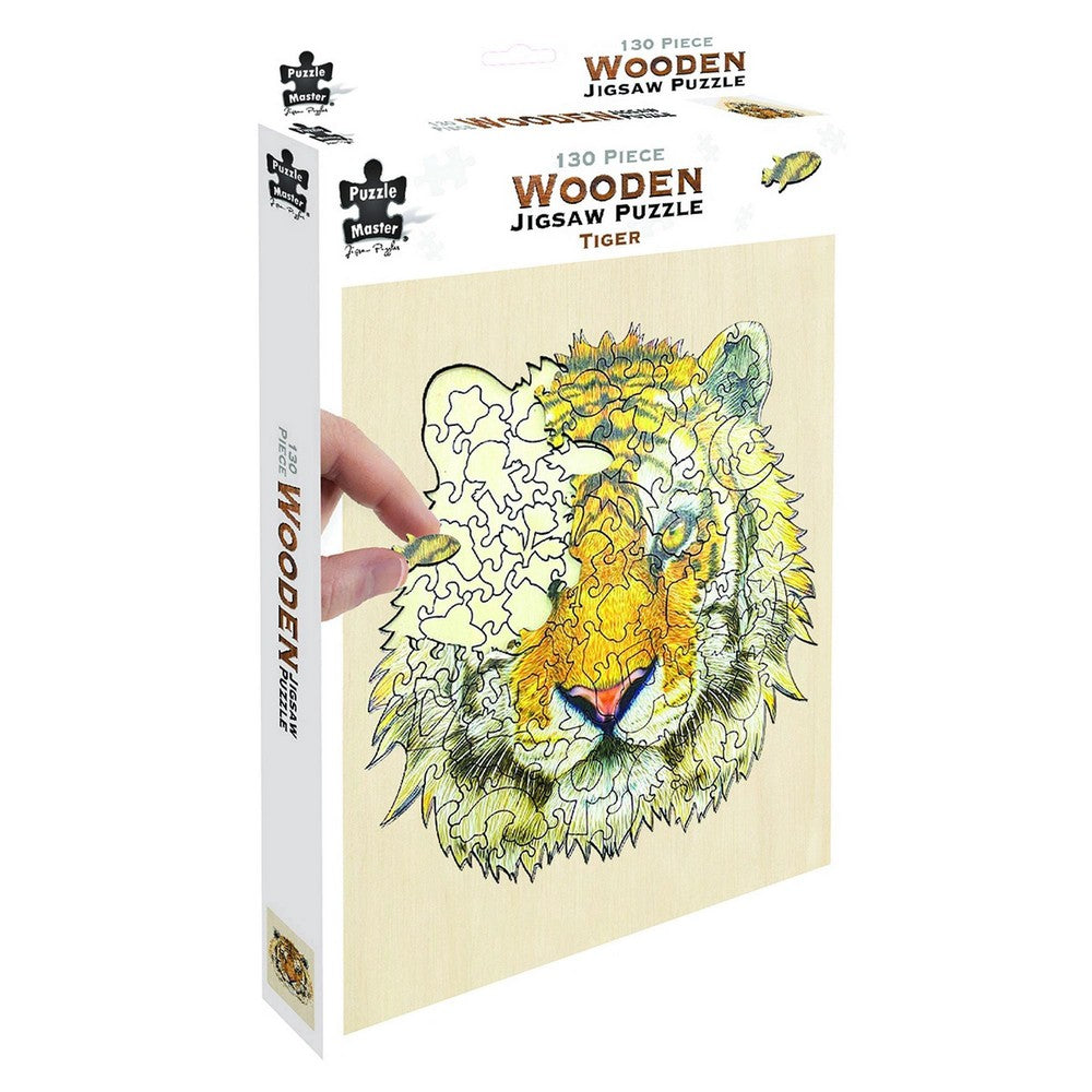 Puzzle - BMS - Tiger 2 Wooden Jigsaw 130Pc