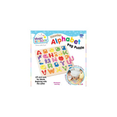 Puzzle - BMS - Wooden Alphabet Peg Puzzle