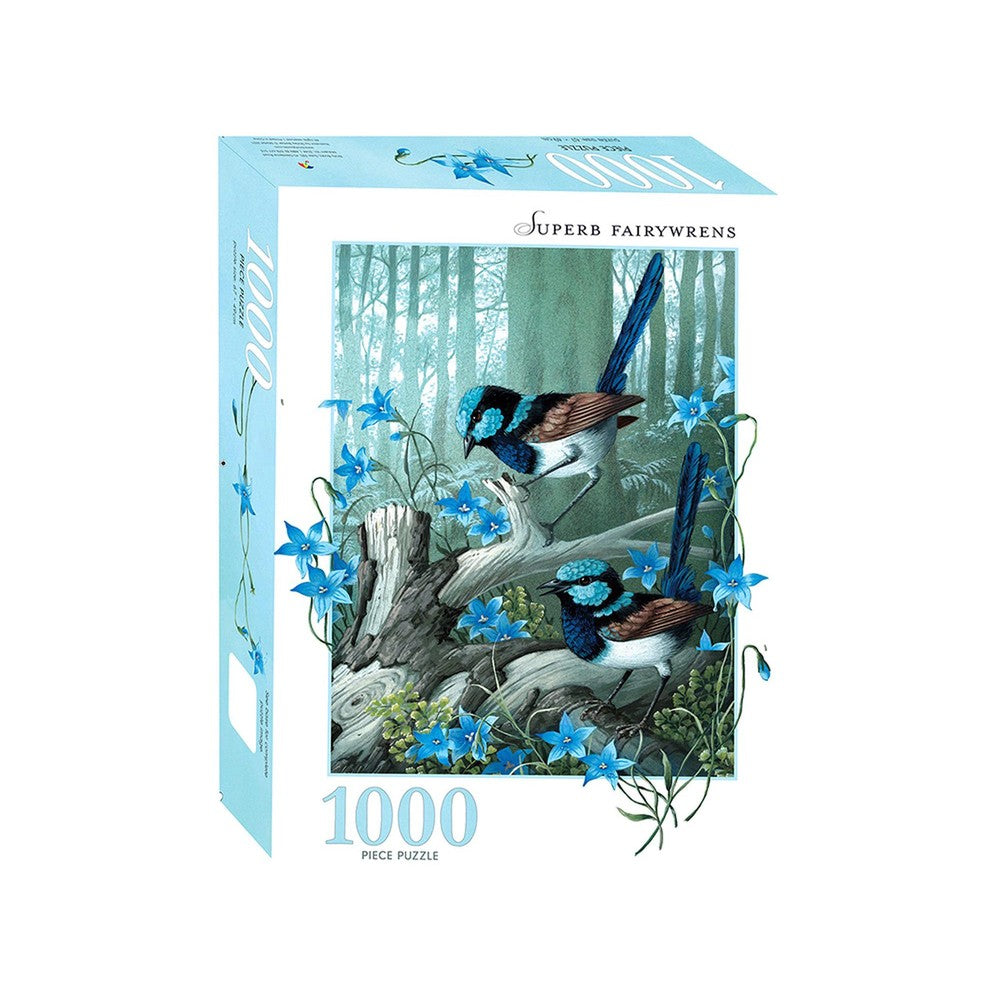 PREORDER Puzzle - Superb Fairywrens 1000Pc