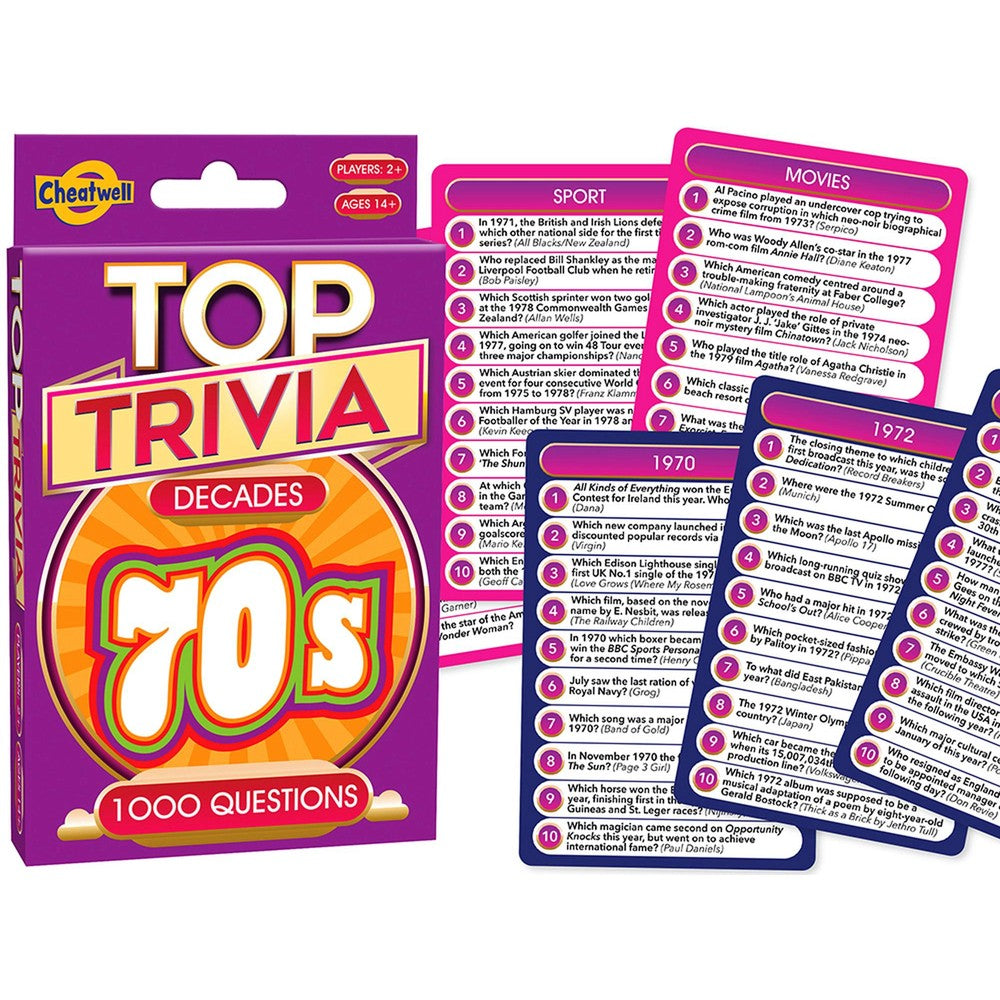 PREORDER Top Trivia Decades - 70s