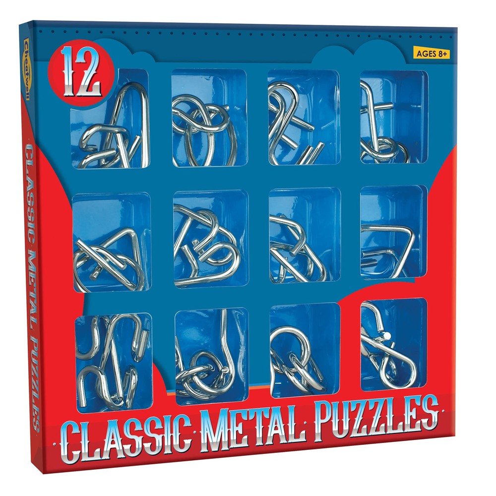 PREORDER Puzzle - Cheatwell - 12 Classic Metal Puzzles
