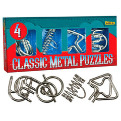 PREORDER Puzzle - Cheatwell - 4 Classic Metal Puzzles