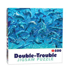 Puzzle - Cheatwell - Double-Trouble 500Pc Dolphins