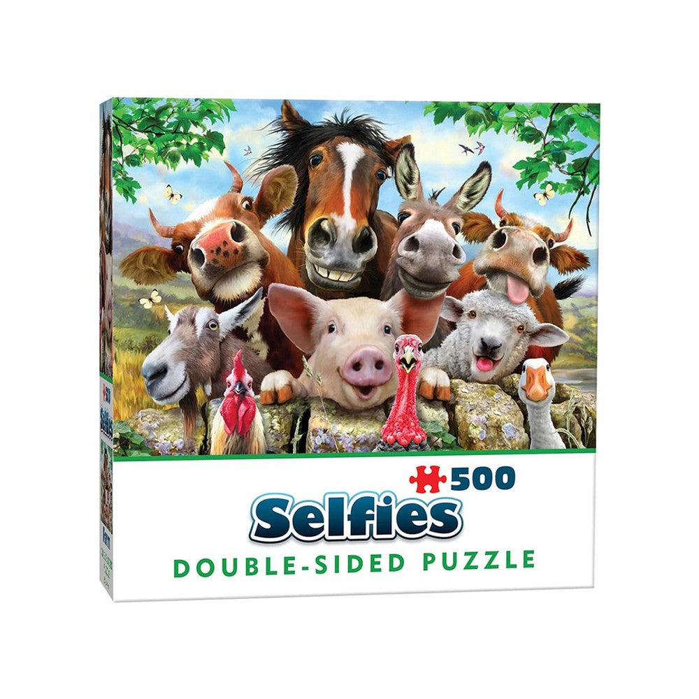 Puzzle - Cheatwell - Selfies D/Sided 500Pc Farm