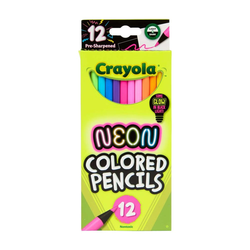 Neon Colored Pencils (12)
