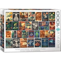 Puzzle - Eurographics - Alien Invasion Collage 1000pcs
