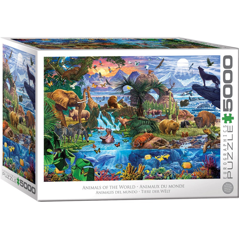 Puzzle - Eurographics - Animals Of The World 5000pc