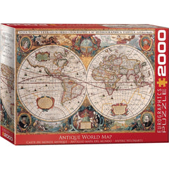 Puzzle - Eurographics - Antique World Map 2000pc