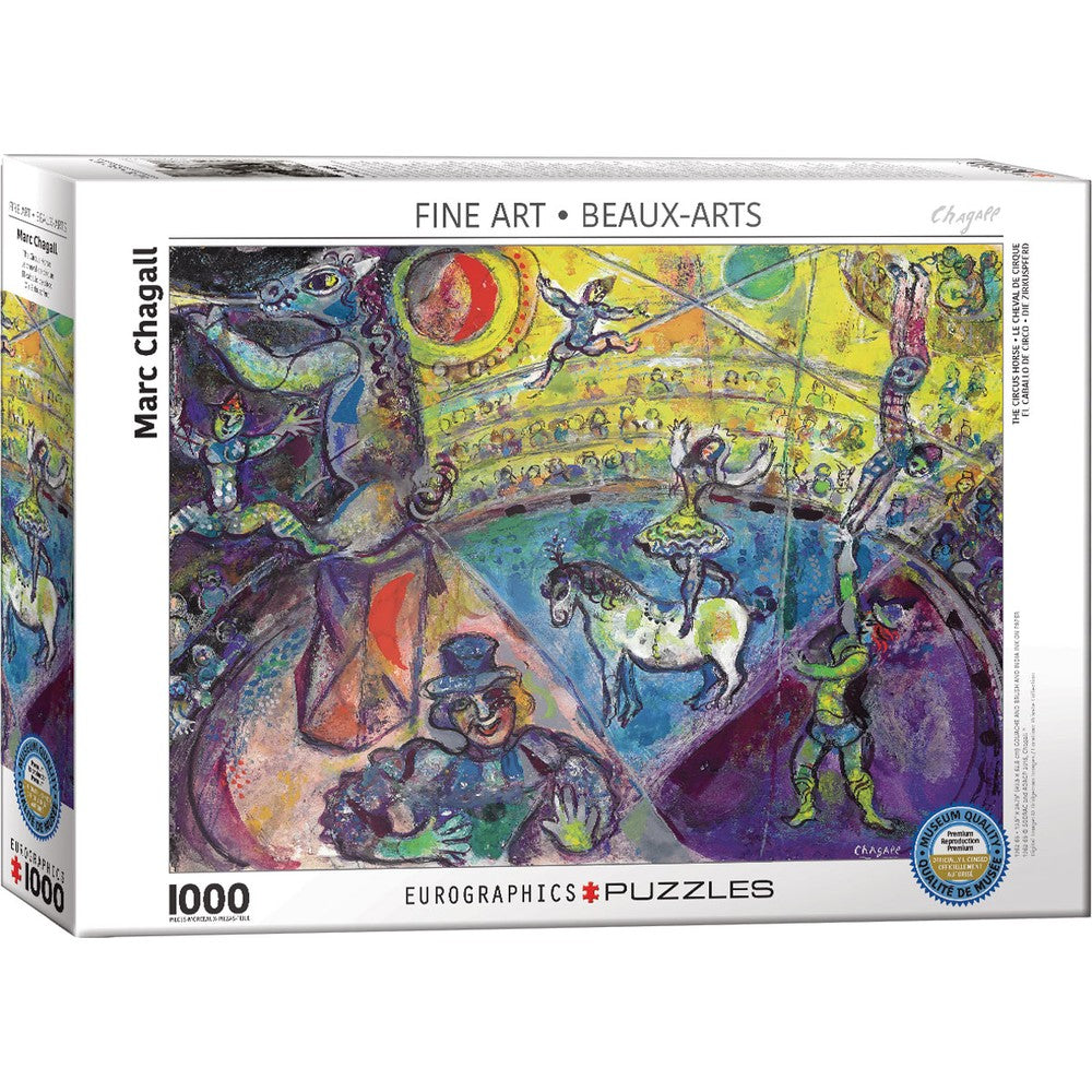 Puzzle - Eurographics - Chagall; Circus Horse 1000pc