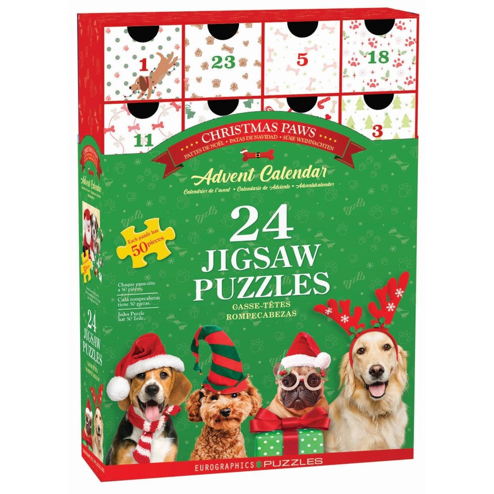 PREORDER Puzzle - Eurographics - Christmas Paws Advent Calendar