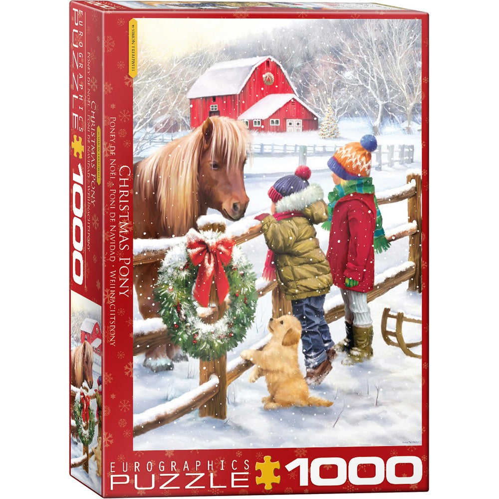 Puzzle - Eurographics - Christmas Pony 1000pc
