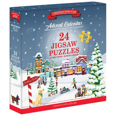 PREORDER Puzzle - Eurographics - Christmas Town Advent Calendar