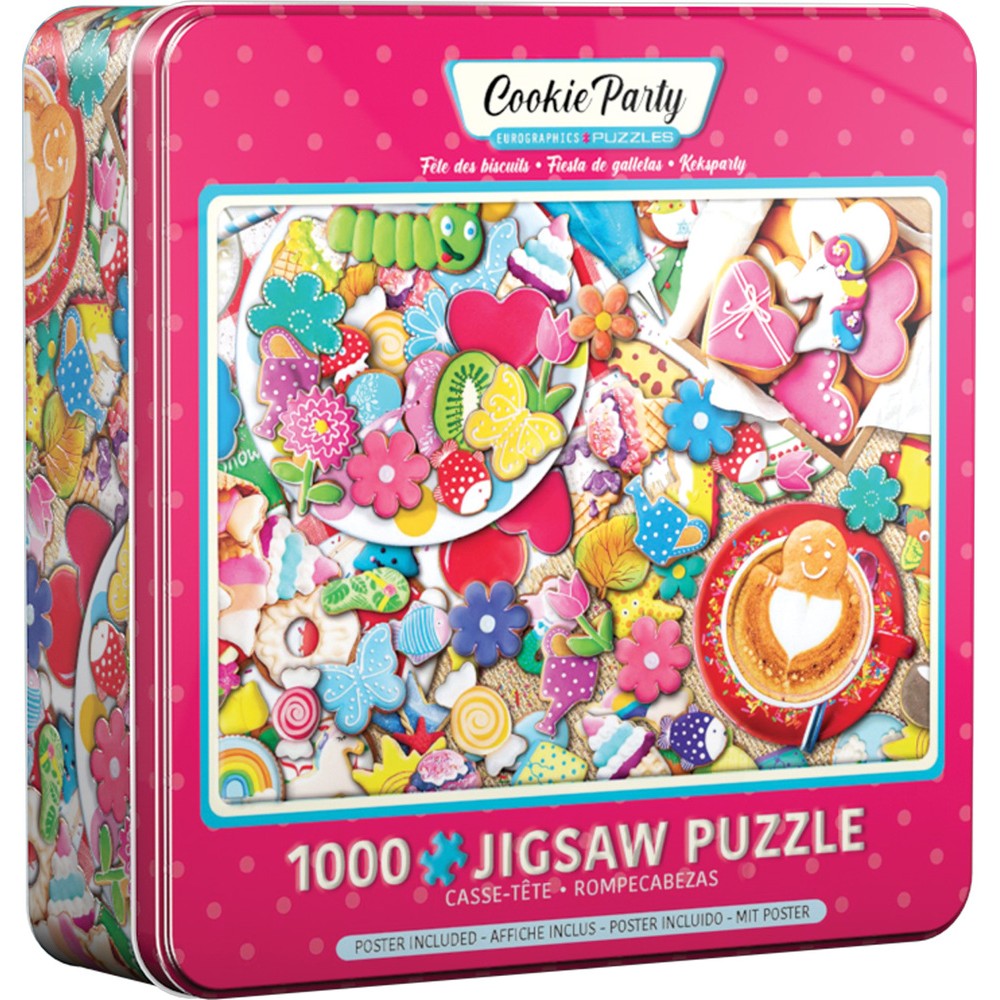 Puzzle - Eurographics - Cookie Party 1000pc Tin