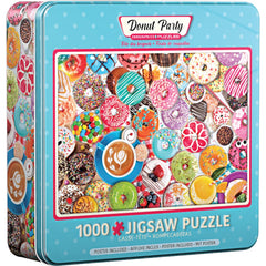 Puzzle - Eurographics - Donut Party 1000pc Tin