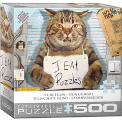Puzzle - Eurographics - Feline Felon 500pcxl