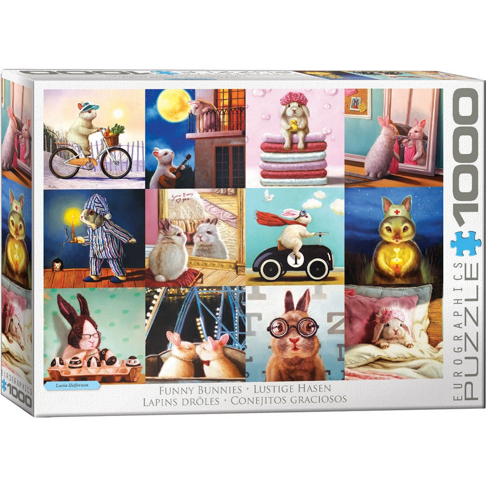 Puzzle - Eurographics - Funny Bunnies 1000 pc