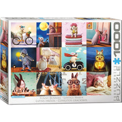 Puzzle - Eurographics - Funny Bunnies 1000 pc
