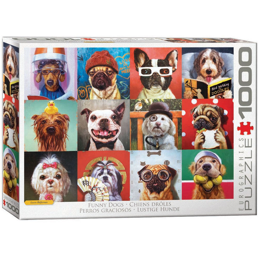 Puzzle - Eurographics - Funny Dogs 1000pc