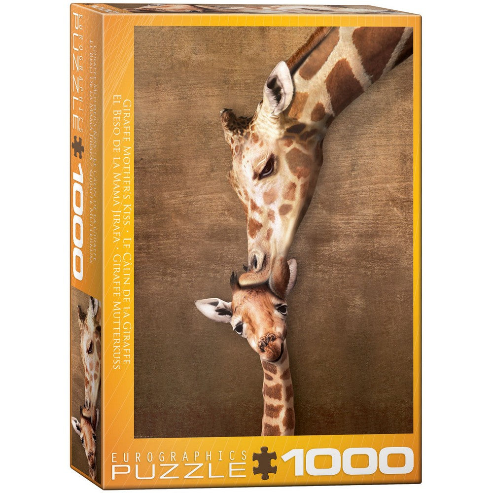 Puzzle - Eurographics - Giraffe Mothers Kiss 1000pc