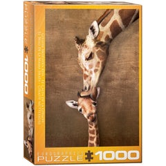 Puzzle - Eurographics - Giraffe Mothers Kiss 1000pc