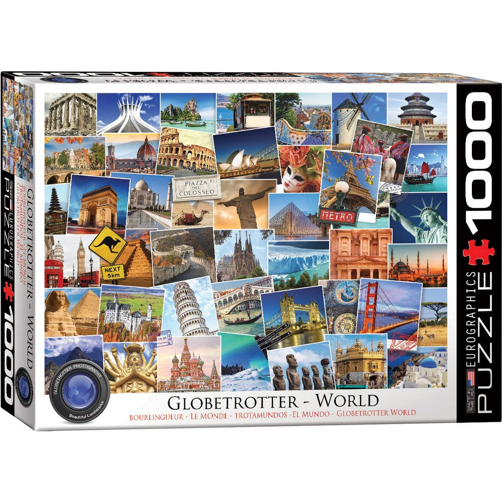 Puzzle - Eurographics - Globetrotter World 1000pc