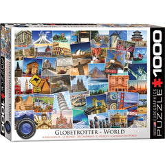 Puzzle - Eurographics - Globetrotter World 1000pc