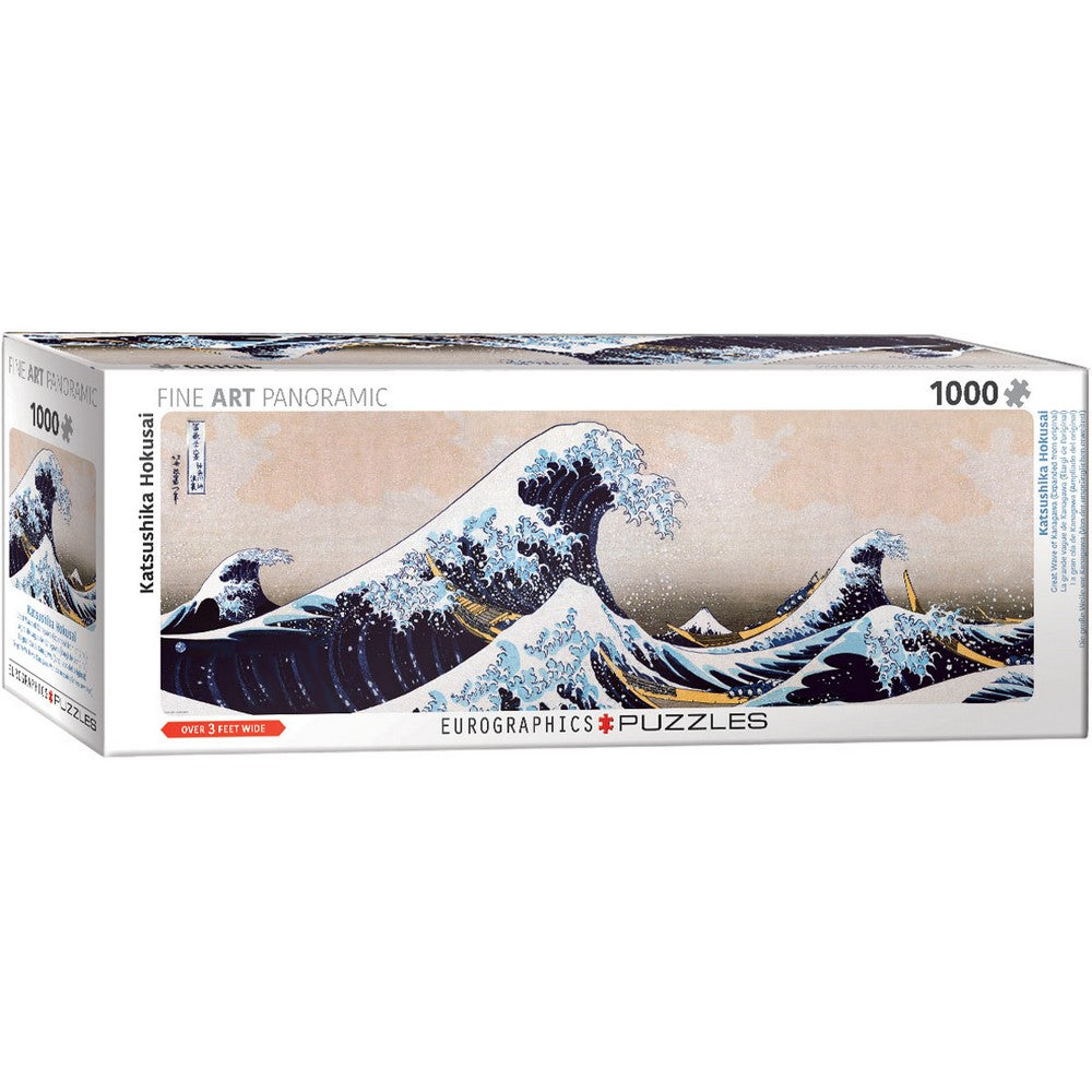 PREORDER Puzzle - Eurographics - Great Wave Off Kanagawa Panor;
