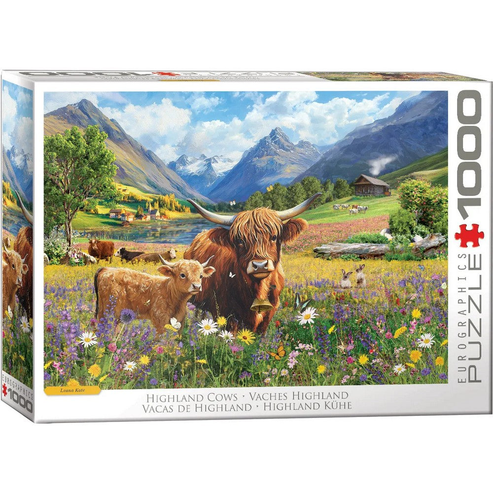 Puzzle - Eurographics - Highland Cows 1000pcs